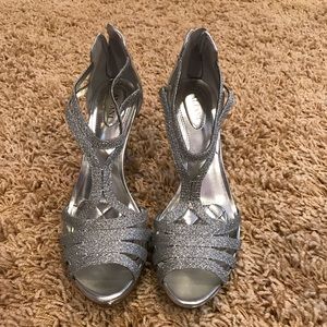 Silver Alfani heels